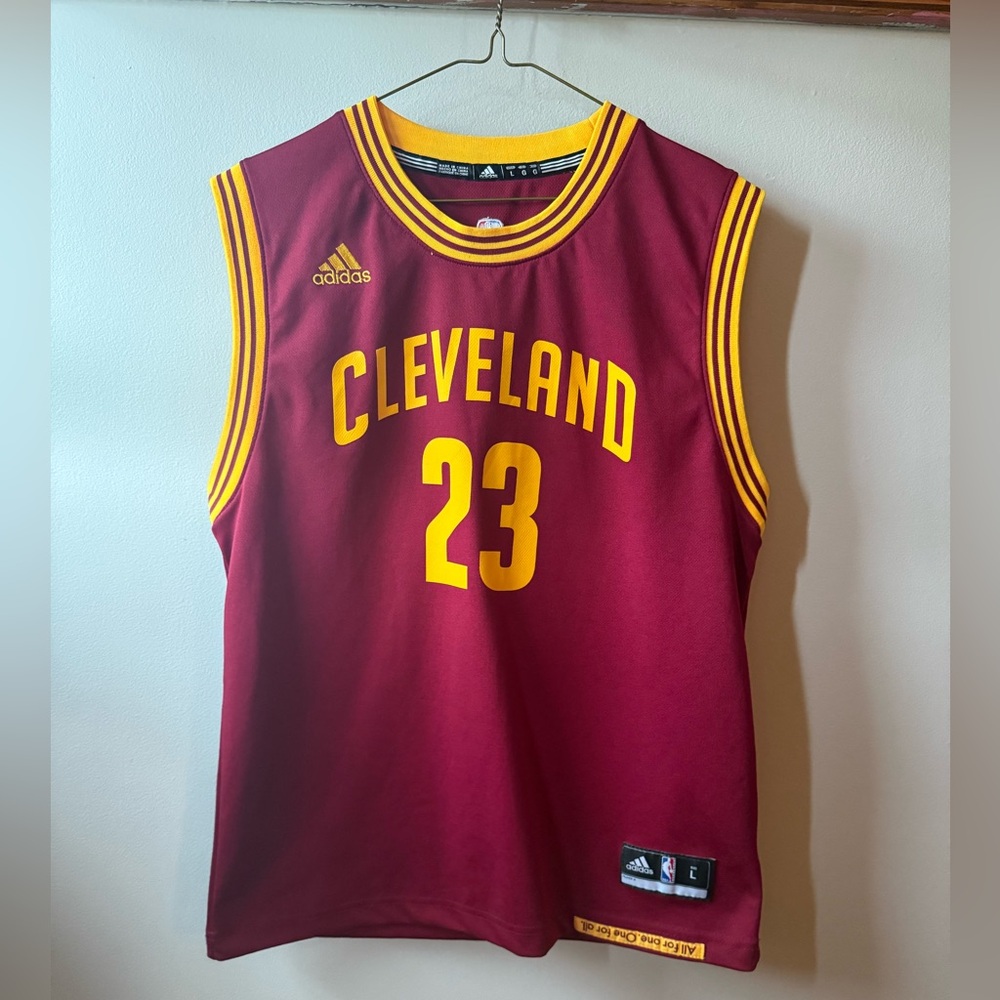 LeBron James Adidas Cleveland Basketball Jersey